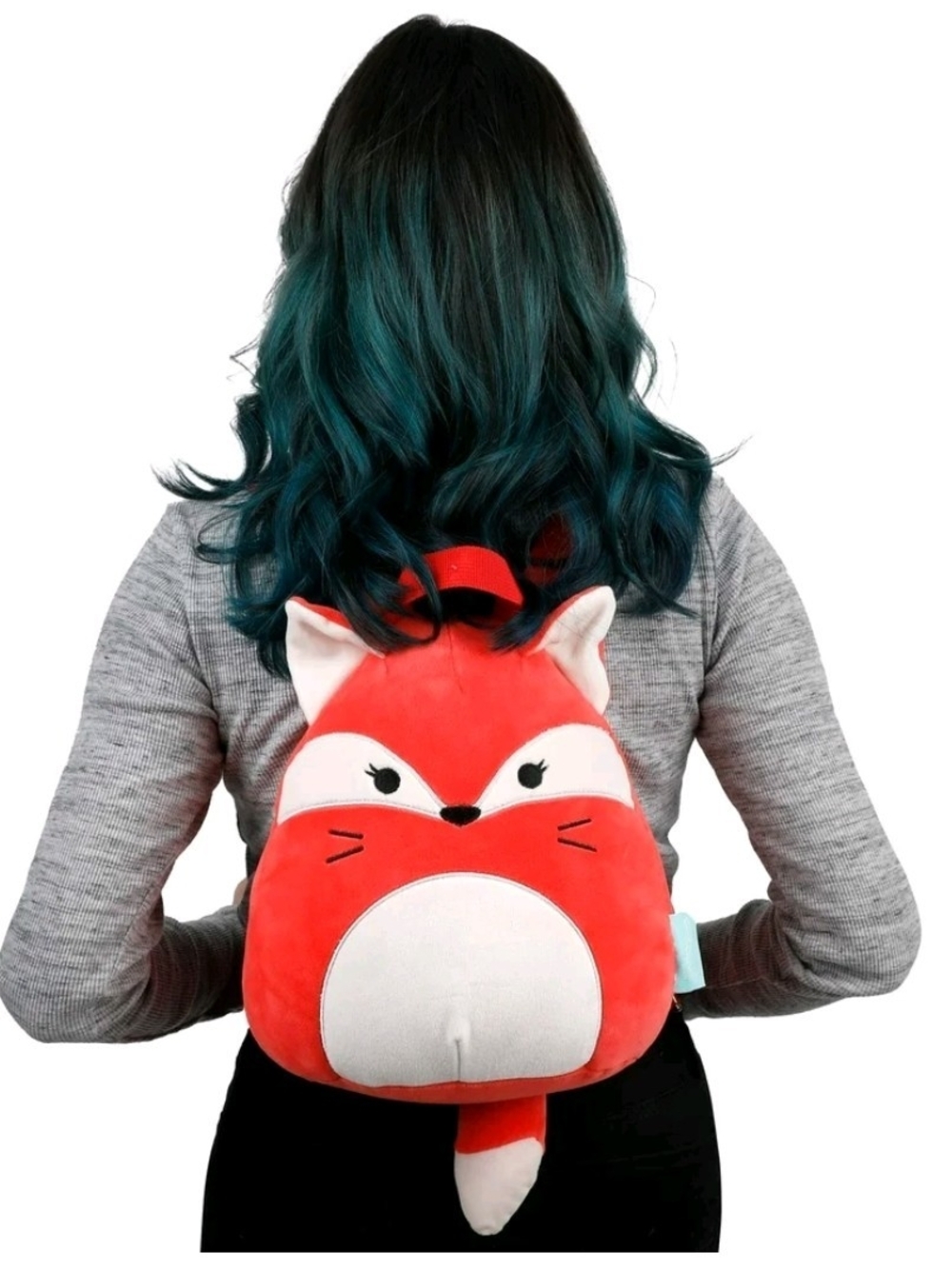 Squishmallow Fifi Red Fox Plush Backpack